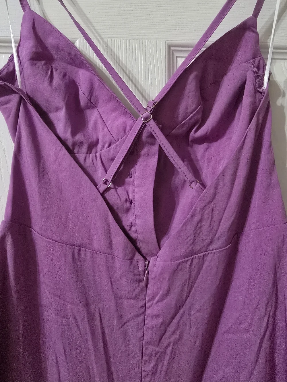 Hello Molly Value You Bustier Style Strappy Open Back Lavender Mini Dress, EUC! - Picture 9 of 13